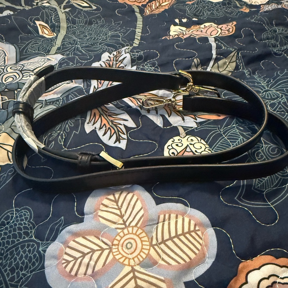Michael Kors Black and Gold Purse/Bag/Crossbody Strap